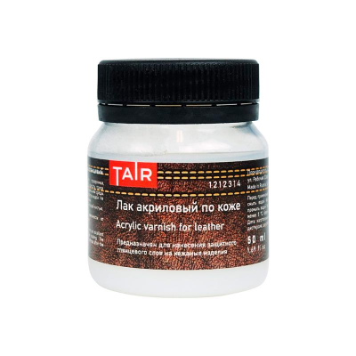 Лак акриловый для кожи глянцевый Таир  50мл
