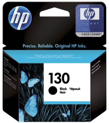 Картридж струйный HP №130 DJ5743/6543/6843 OJ7313/7413 PS2613/2713/8153/8453 черный ресурс 800стр (21мл)