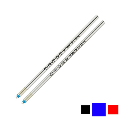 Стержень шариковый Cross Tech3/Tech4/Autocross 0.7/68мм 2шт Medium синий в блистере