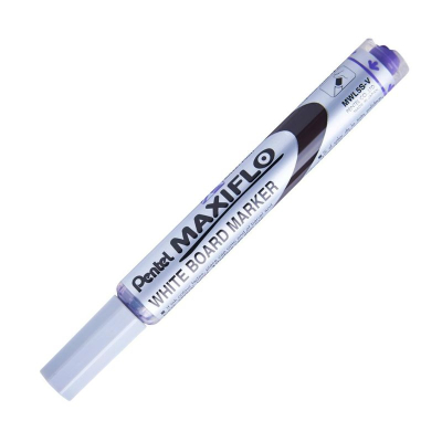 Маркер для доски Pentel 'Maxiflo' круглый  4.0мм с подкачкой чернил фиолетовый