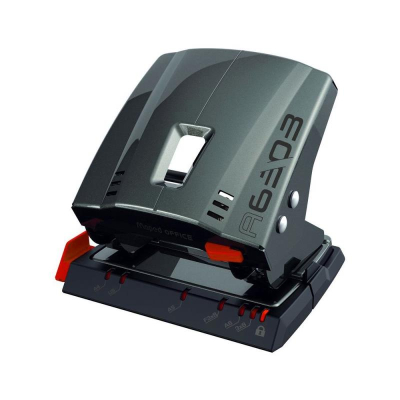 Дырокол&nbsp;&nbsp;30л Maped 'Advanced' 'Metal' A6303 с фиксатором металлический черный