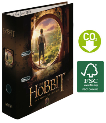 Папка файл A4  80мм Herlitz Hobbit Middle-Earth 