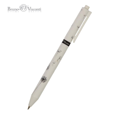 Ручка шариковая автоматическая BrunoVisconti® 0.5мм 'ArtClick' синяя 'Одуванчики'