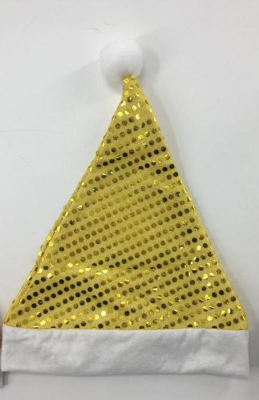 Новогодний колпак Чудо 30х40см золото