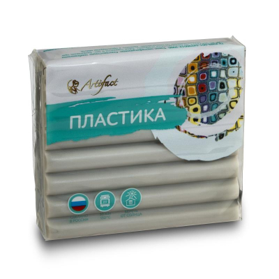 Глина полимерная термоотвердевающая Артефакт 'Классик' петербургский серый  56г