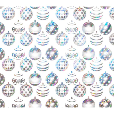 Бумага упаковочная новогодняя 70х100см с рисунком 