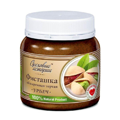 Ореховая паста из обжаренной фисташки Ореховые истории 300г