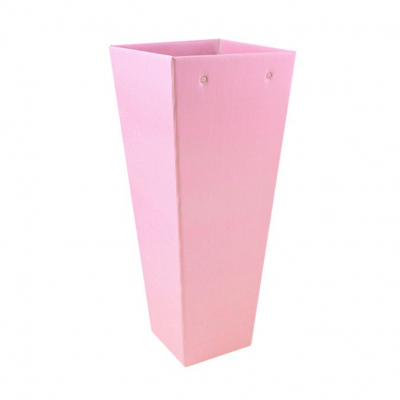 Коробка подарочная для цветов 35х14х 9см розовая