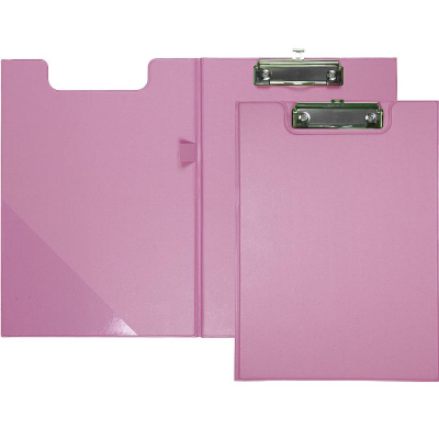 Клипборд с обложкой A4 deVENTE 'Pastel' PP розовый