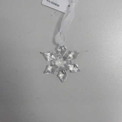 Подвеска фигурная 6х11см прозрачная