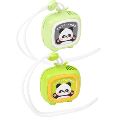 Вентилятор Кокос 'Panda' 8х5см на шнурке ассорти