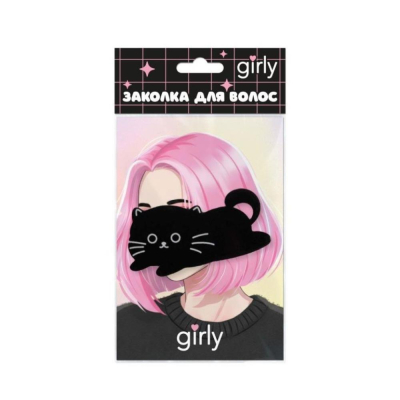Заколка для волос GIRLY 'Кошка в прыжке'