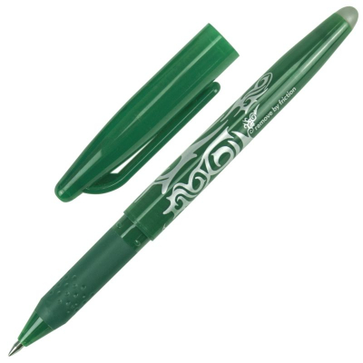 Ручка гелевая стираемая Pilot 0.7мм Frixion зеленая