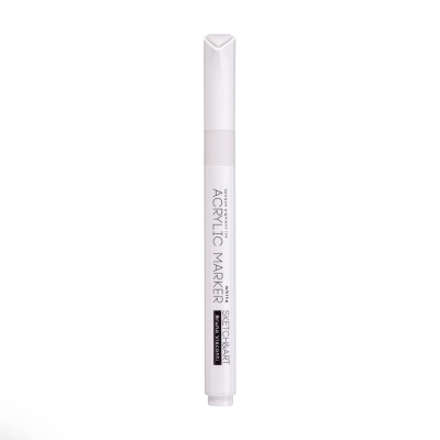 Маркер акриловый BrunoVisconti® Sketch&Art&nbsp;&nbsp;1-3мм круглый наконечник белый