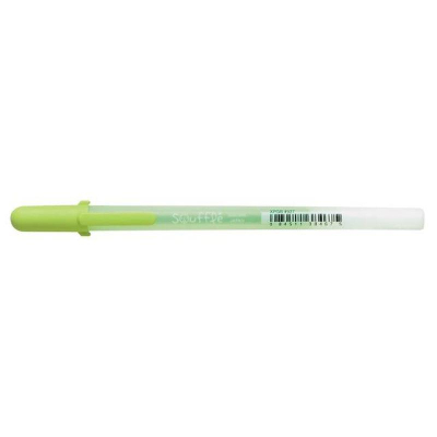 Ручка гелевая Sakura 0.8мм Gelly Roll Souffle зеленая светлая