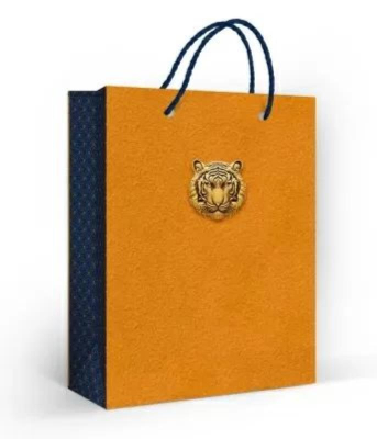 Пакет подарочный 13х18см ламинированный 'Бронзовый тигр'