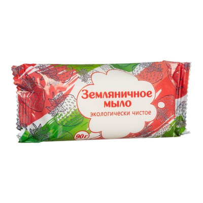 Мыло туалетное 'Земляничное банное'  90г
