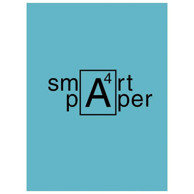 Тетрадь A4  48л клетка на скрепке Listoff® матовая картонная обложка 'Smart paper' №2