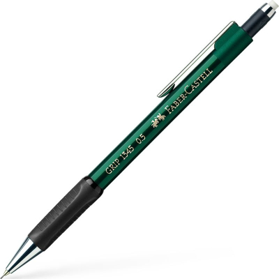 Карандаш автоматический 0.5мм Faber-Castell Grip 1345&nbsp;&nbsp;металлик зеленый