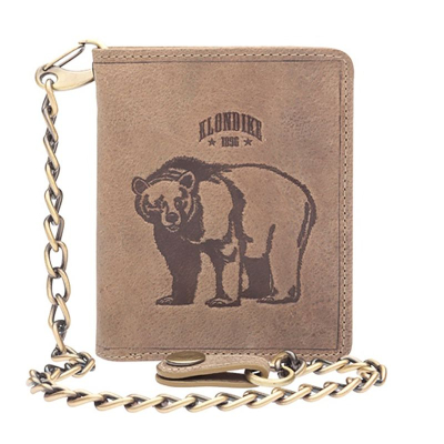 Портмоне Klondike 1896® 'Wayne Bear' кожа 10х12м коричневое