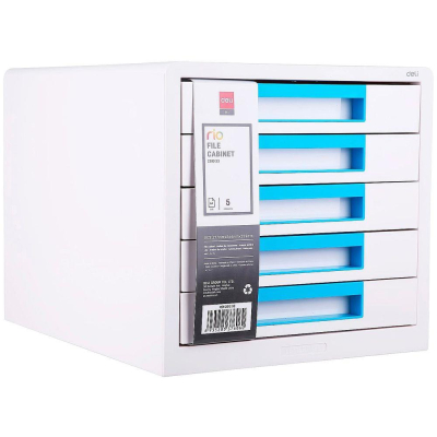 Модуль-накопитель&nbsp;&nbsp;5 отделений Deli 'Rio' бело-голубой 