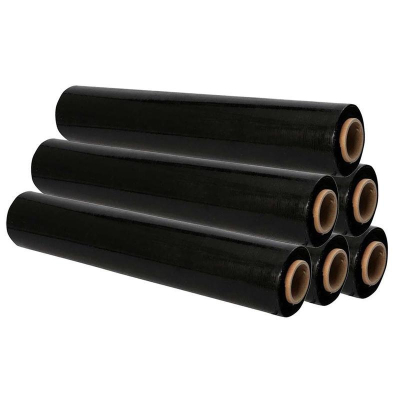 Стрейч-пленка&nbsp;&nbsp;23мкм 0.50х190м для ручной упаковки 2.0кг черная