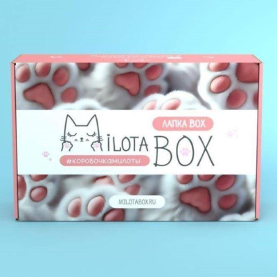 Подарочный набор-сюрприз MilotaBox 'Лапка Box'