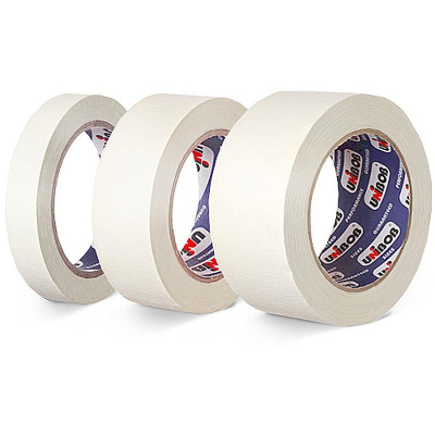 Клейкая лента малярная 0.019х25м/3" UNIBOB® бумажная