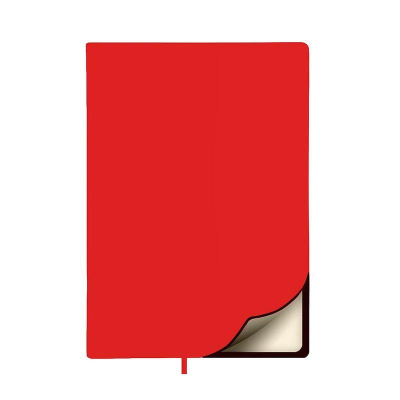 Ежедневник A5 Lamark 'Magic Soft Touch Flex' 256стр тонированный блок гибкая обложка искусственная кожа красный