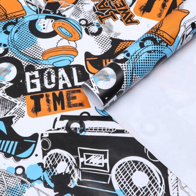 Бумага упаковочная&nbsp;&nbsp;70х100см 'Футбол'