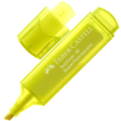 Текст-маркер Faber-Castell Textliner Super Fluo&nbsp;&nbsp;1-5.0мм желтый