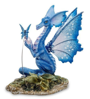 Статуэтка 15см 'Дракон бабочка' полистоун