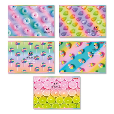 Альбом для рисования A4&nbsp;&nbsp;40л 100г на скрепке Светоч 'Пальчики оближешь'