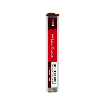 Грифель 0.5мм H Faber-Castell Polymer 12шт