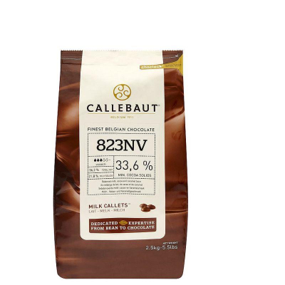 Шоколад молочный Callebaut 33.6%  2.5кг