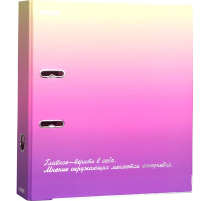 Папка файл A4&nbsp;&nbsp;75мм deVENTE 'Degrade' Pink разобранная