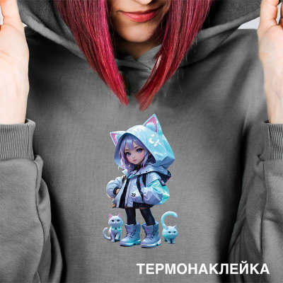 Термонаклейка для декорирования текстильных изделий deVENTE 10х18см 'Korokoro'