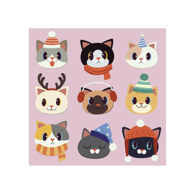 Бумага упаковочная новогодняя 70х100см с рисунком