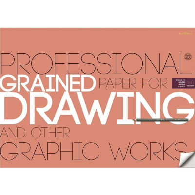 Бумага для графики/рисунка A2&nbsp;&nbsp;594х420мм BrunoVisconti® Professional 160г целлюлоза 100% кремовая 10л в папке