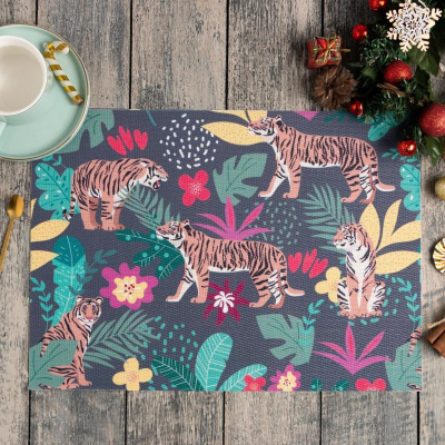 Салфетка Magic Christmas 40х29см новогодняя 'Тигры' текстиль