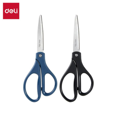 Ножницы 18см Deli цвета ассорти синие/черные
