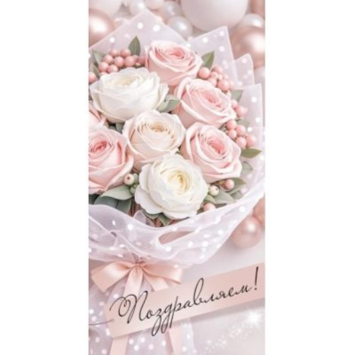 Конверт для денег Империя поздравлений 'Поздравляем!'