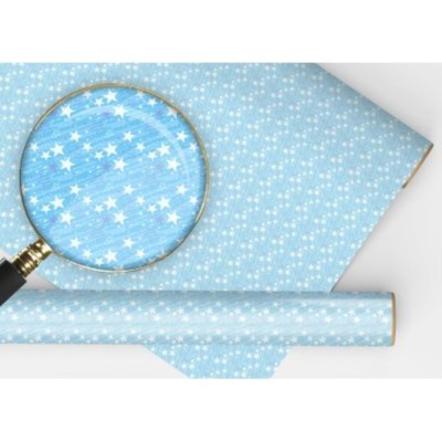 Бумага упаковочная&nbsp;&nbsp;67.4х97.4см 'Звездные подарки'