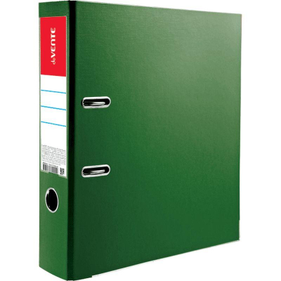 Папка файл A4&nbsp;&nbsp;75мм deVENTE двустороний PVC разобранная зеленая