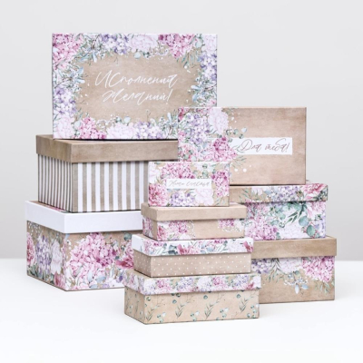 Коробка подарочная 22х14х9см 'Поздравляю'