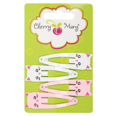 Заколки для волос CHERRY MARY  4шт 'Кошка'