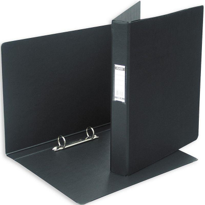 Папка A4&nbsp;&nbsp;2 кольца 25мм (O) на 180л Bantex PVC черная