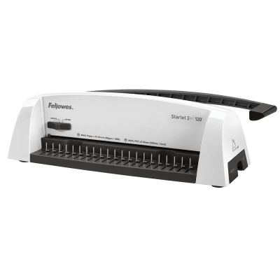 Переплетчик пластиковой пружиной 12/120л Fellowes® Starlet 2+ @Home