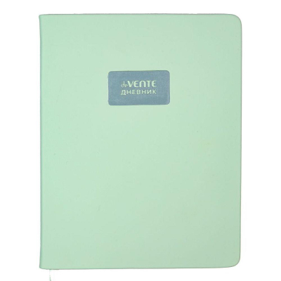 Дневник универсальный deVENTE твердая обложка искусственная кожа Soft touch '3D' оливковый 