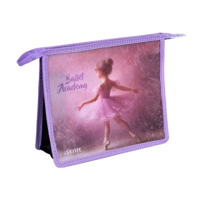 Папка для тетрадей A5 deVENTE с расширением  1 отделение на молнии пластиковая 'Ballet Academy'